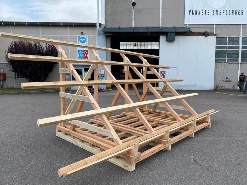 fabrication de palettes en bois